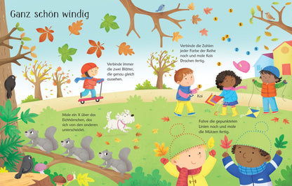 Usborne Wisch und Weg Buch Herbst 4J+