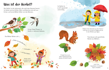 Usborne Kinder Stickerbuch: Bunter Herbst