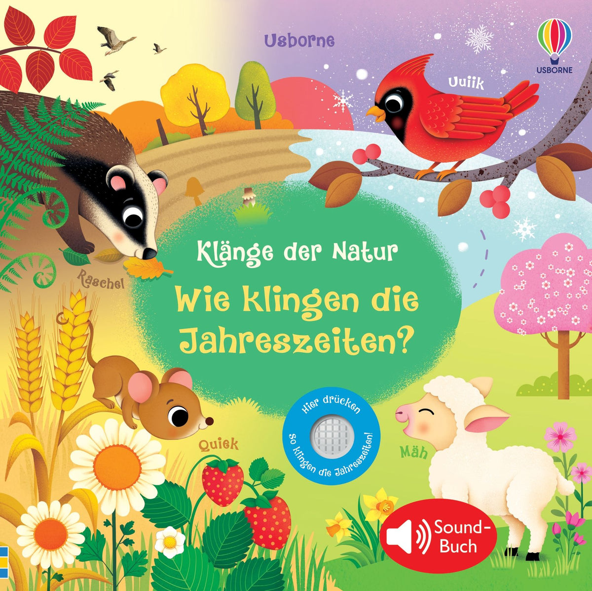 Usborne Soundbuch: Wie klingen die Jahreszeiten? Klänge der Natur 3J+