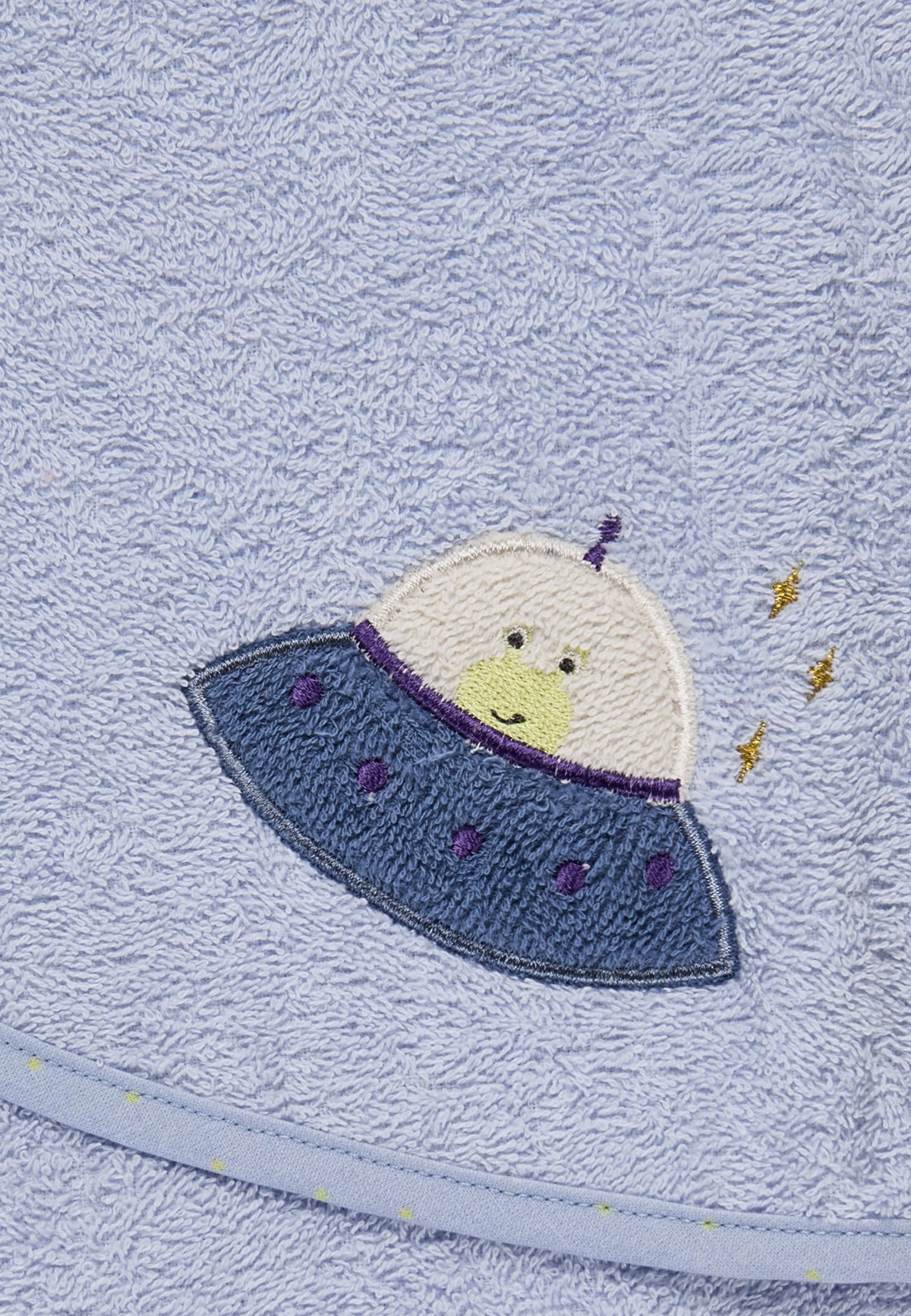 Sterntaler Kapuzenbadetuch Rakete Bleu 80x80cm
