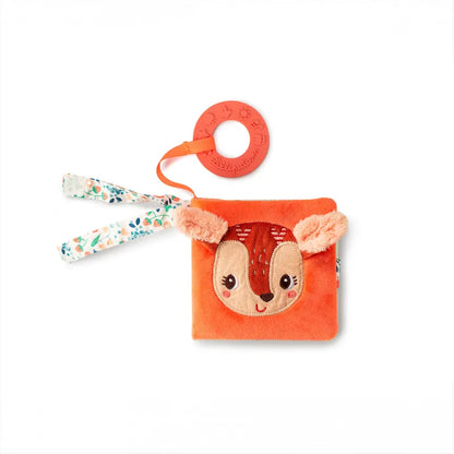 Lilliputiens Spielbuch Reh Stella mit Beißring 6m+