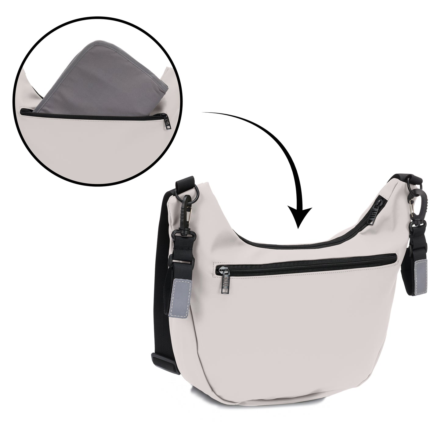 fillikid Wickeltasche Daybag PU Kunstleder