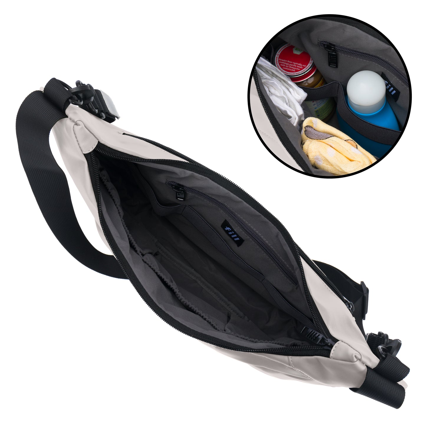 fillikid Wickeltasche Daybag PU Kunstleder