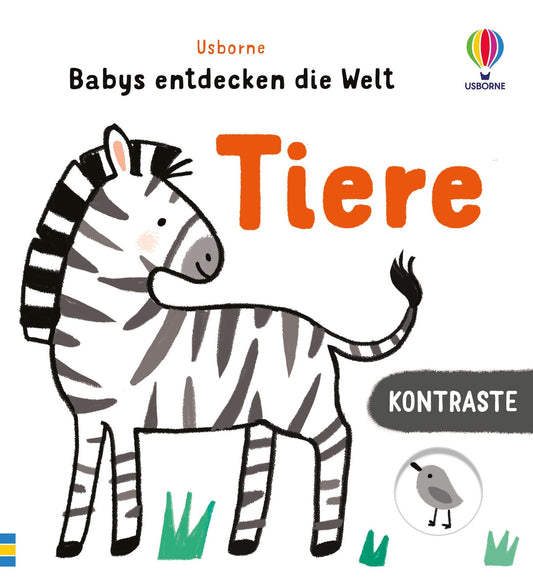 Usborne Kontrastbuch Reihe: Tiere