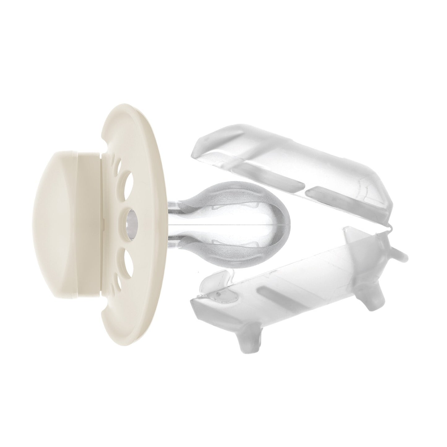 MAM Baby Schnullerband Clip it! & Cover Schnullerkette mit Saugerschutz Box