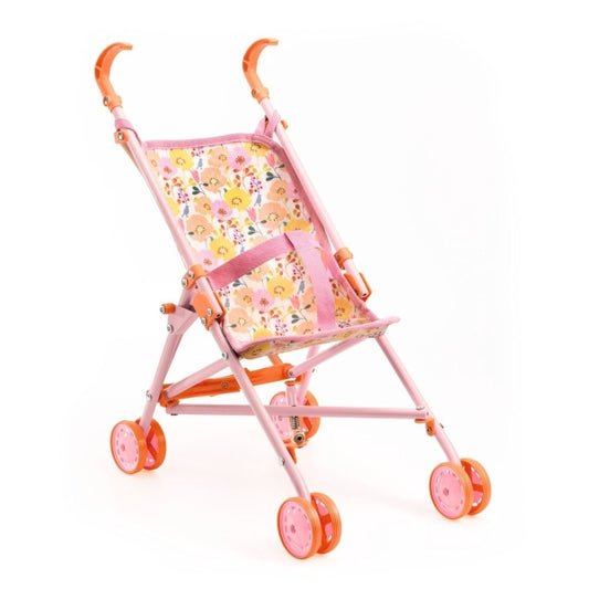 Djeco Pomea Puppenwagen Flowers 2J+