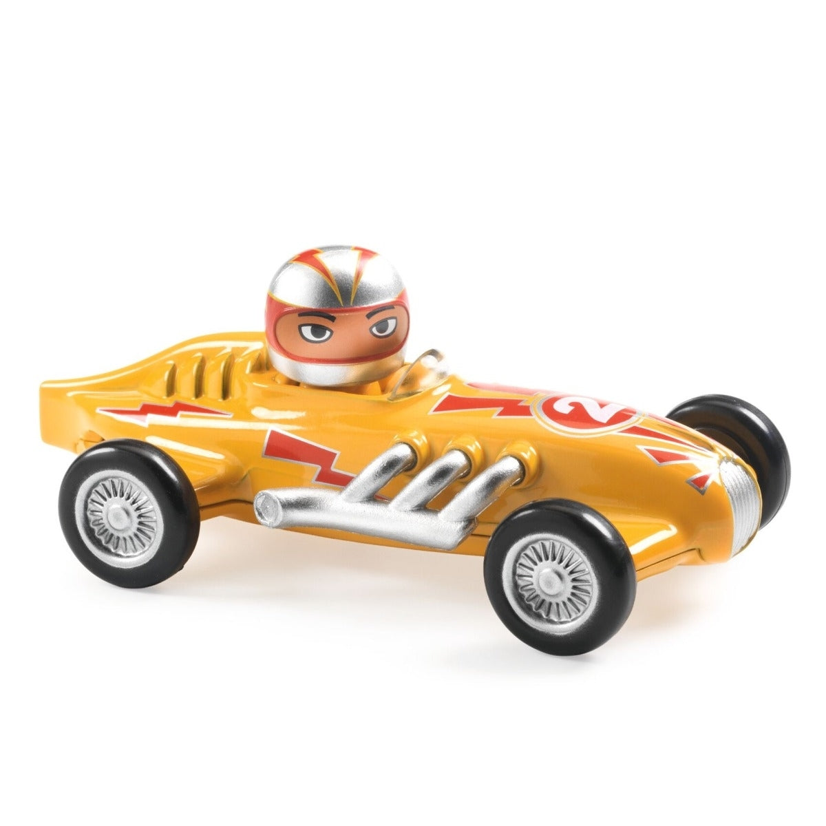 Djeco Blechauto Crazy Motors: Gelber Flitzer