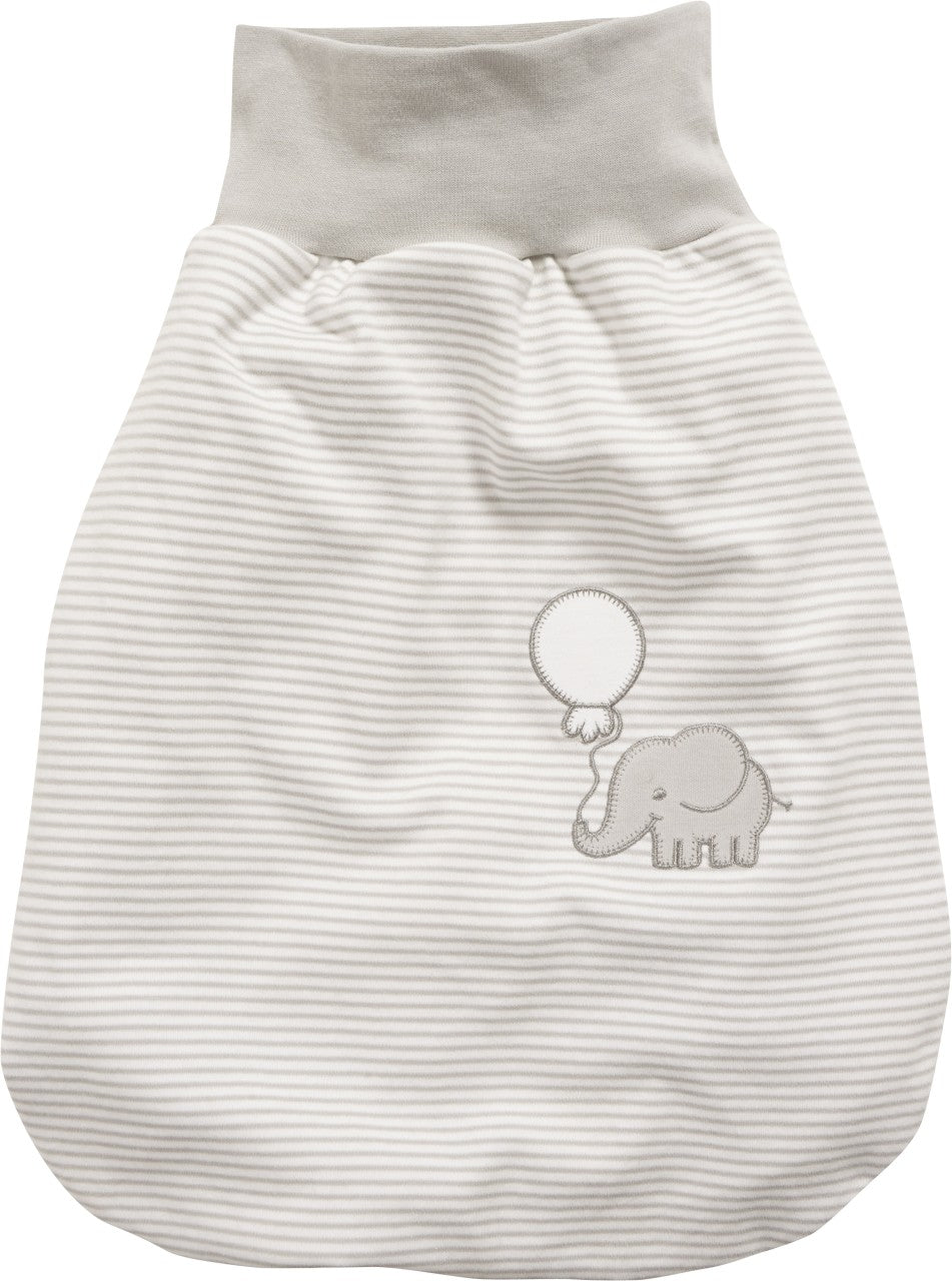 Playshoes Strampelsack Elefant Grau BW 2-lagig