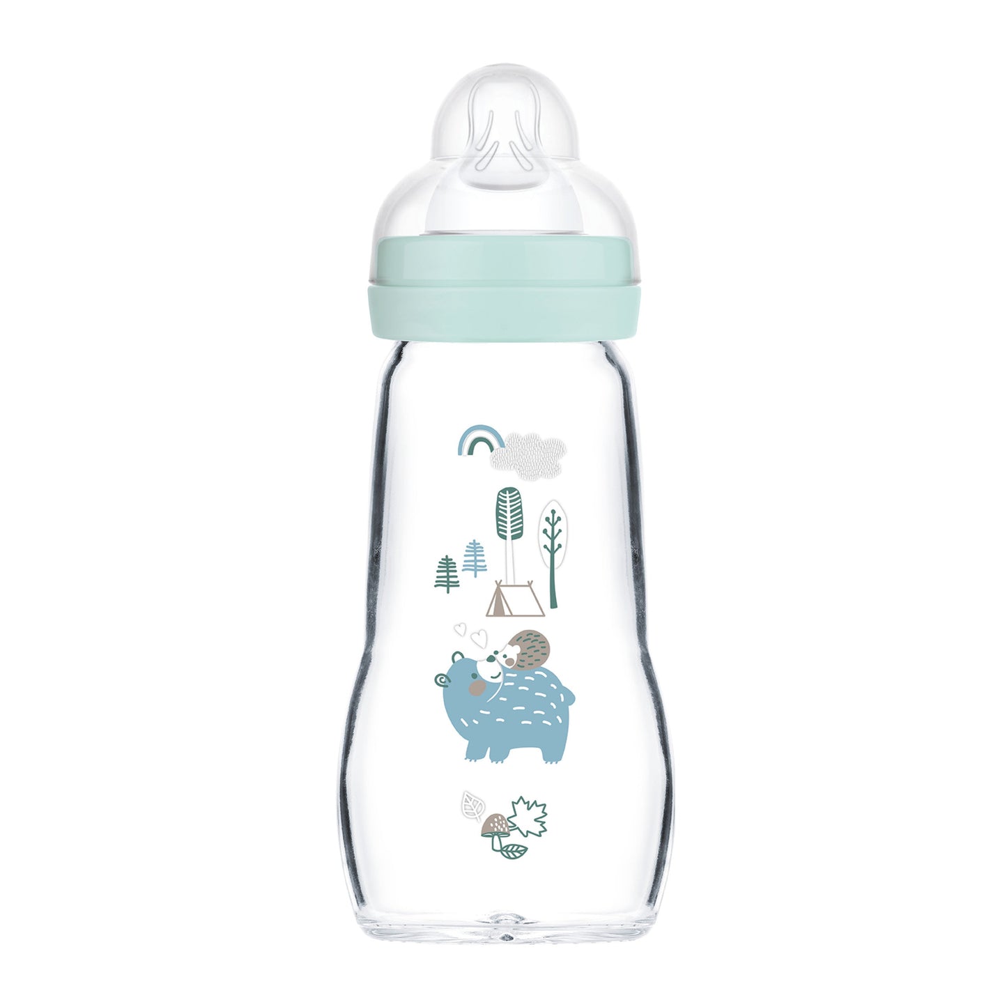 MAM Feel Good Matt AntiKolik Weithals Baby Glas Flasche