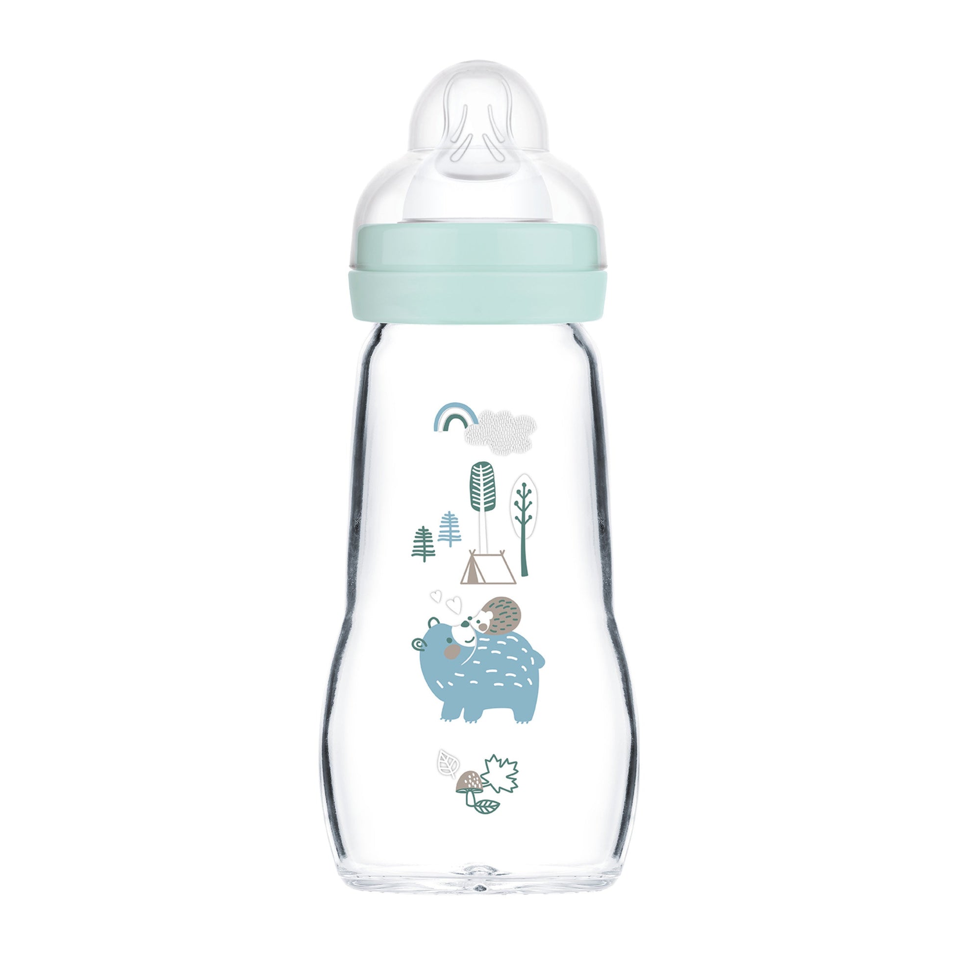 MAM Feel Good Matt AntiKolik Weithals Baby Glas Flasche