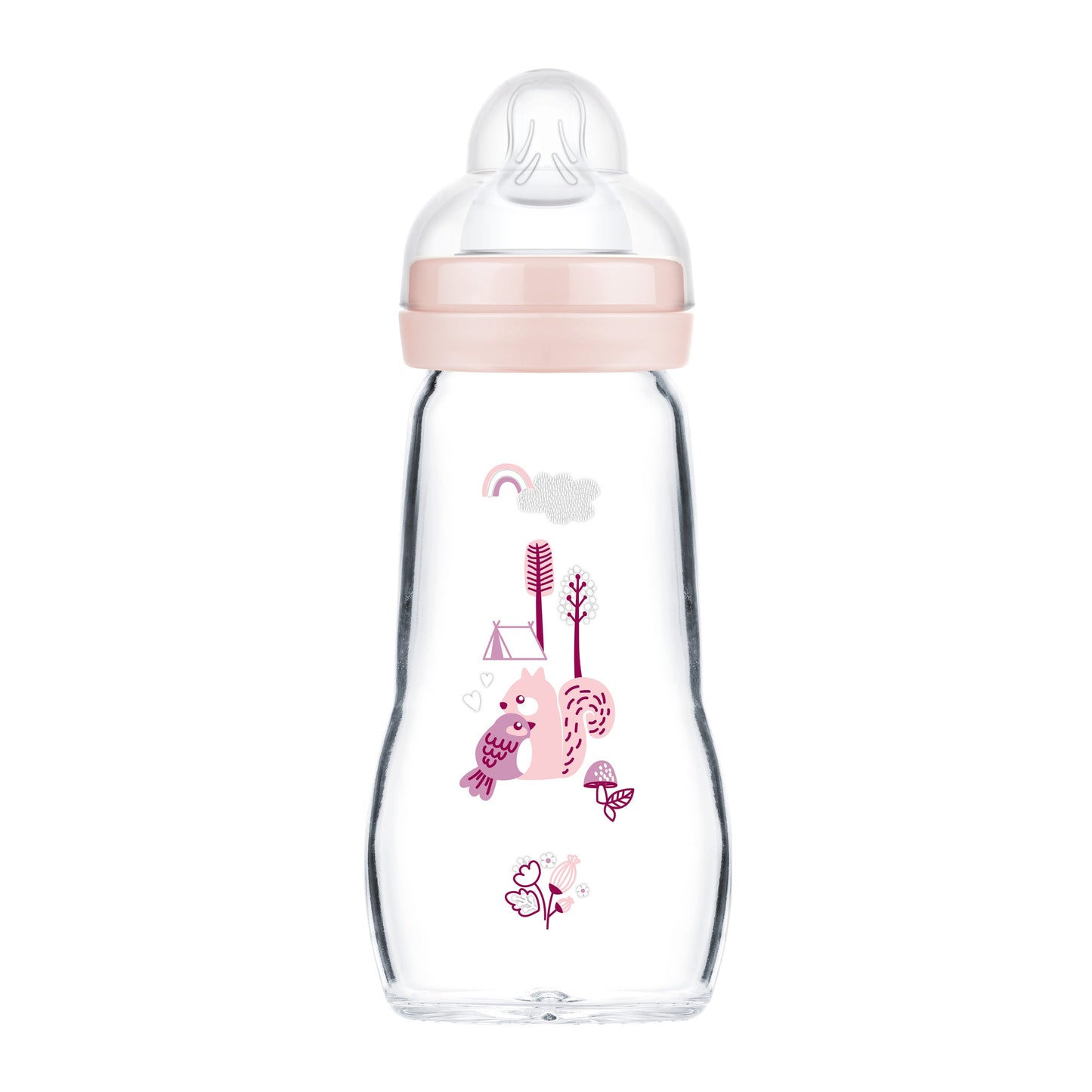MAM Feel Good Matt AntiKolik Weithals Baby Glas Flasche