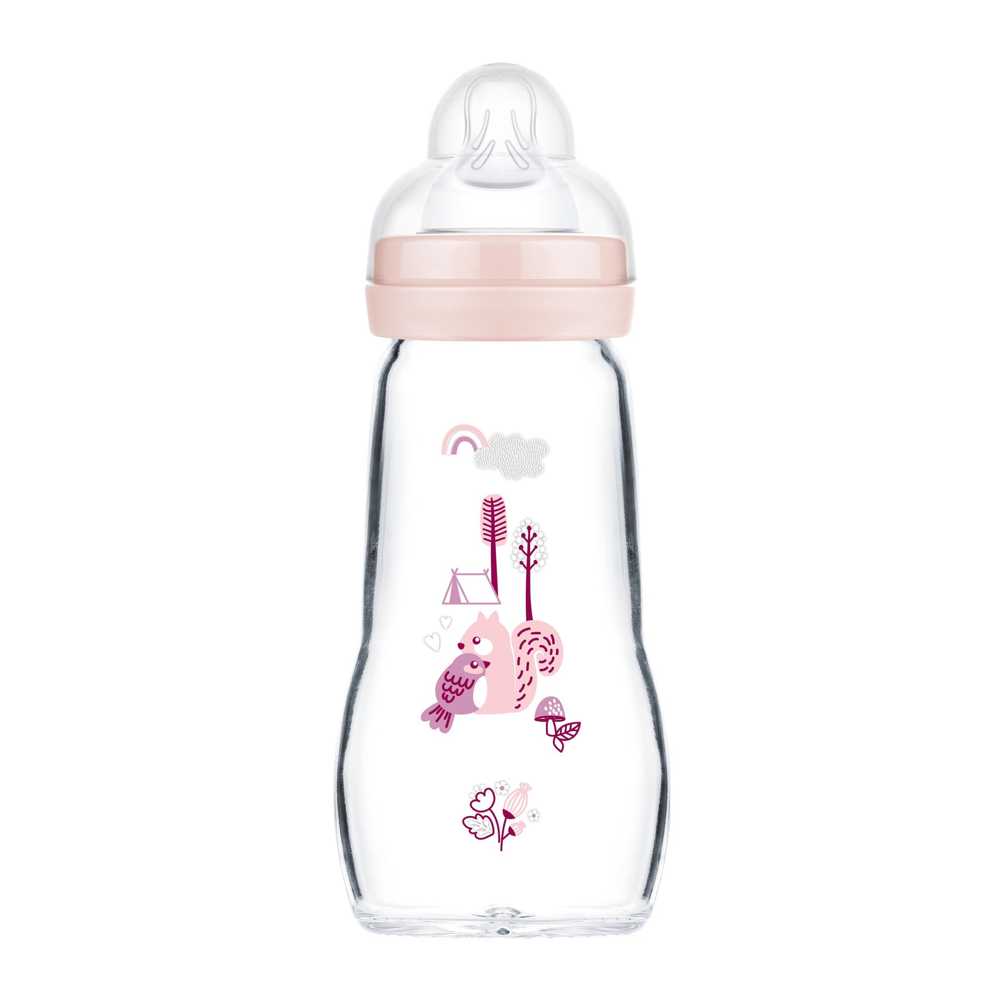MAM Feel Good Matt AntiKolik Weithals Baby Glas Flasche
