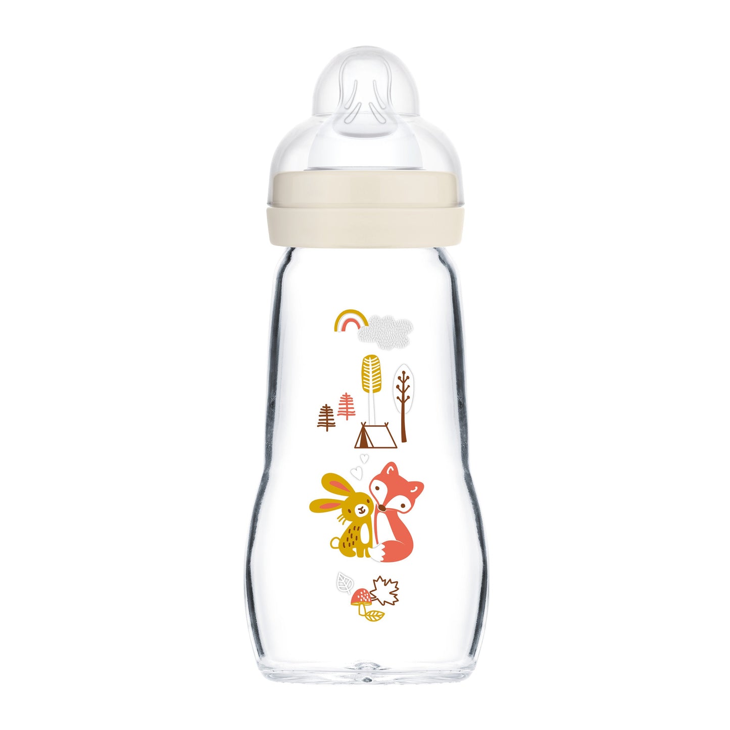 MAM Feel Good Matt AntiKolik Weithals Baby Glas Flasche