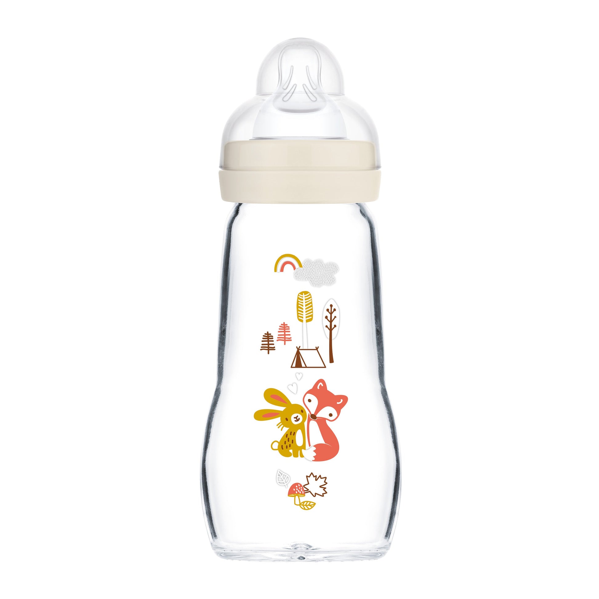 MAM Feel Good Matt AntiKolik Weithals Baby Glas Flasche