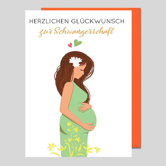 Glückwunschkarte zur Schwangerschaft