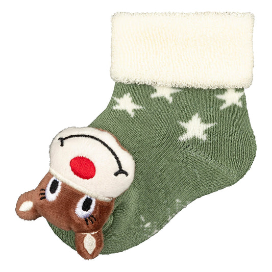 Sterntaler Baby Rasselsocken 4-6 Monate Weihnachtsedition Rentier