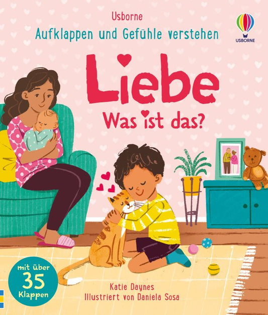 Usborne Kinderbuch mit Klappen: Liebe 3J+
