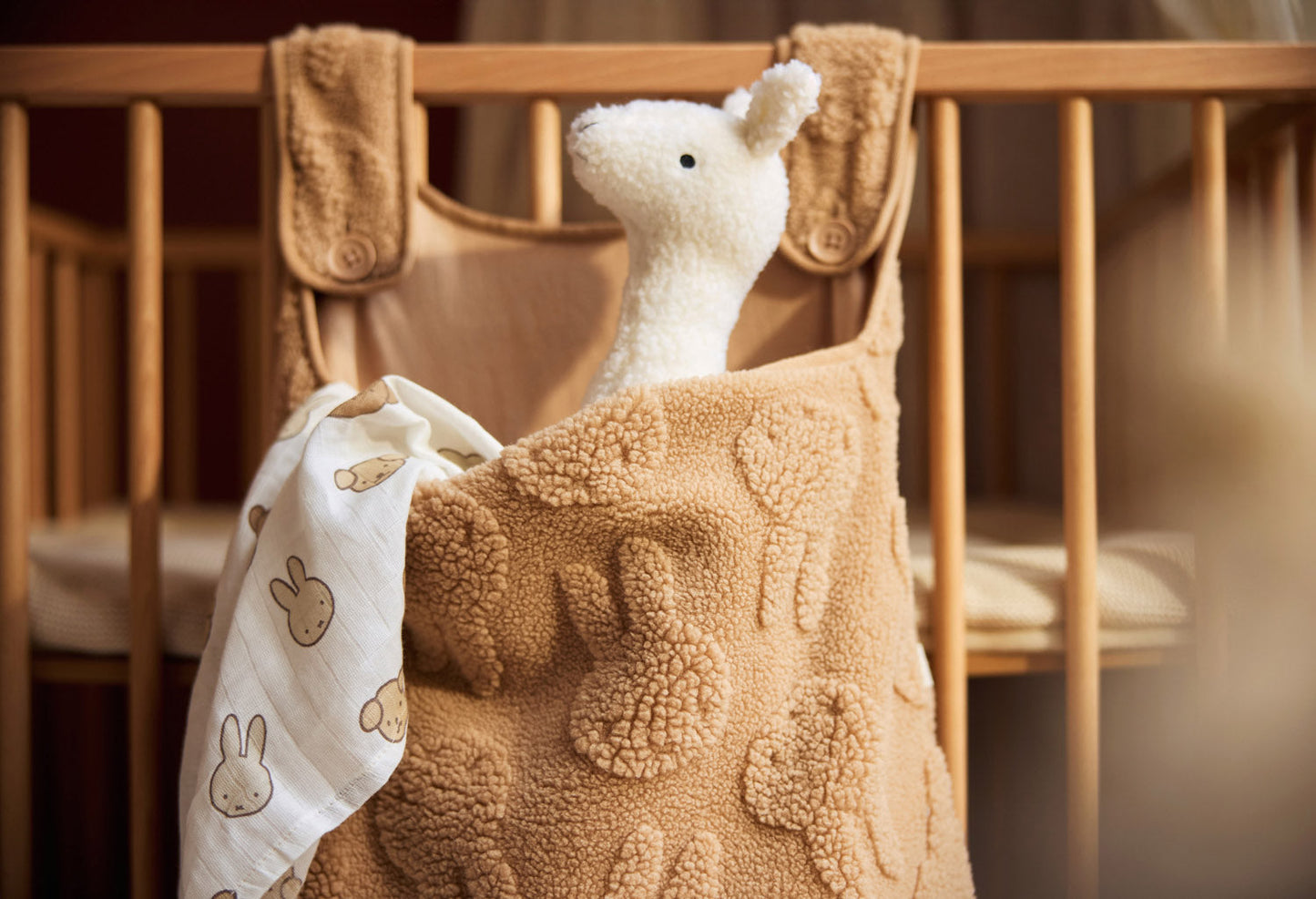 Jollein Bettaufbewahrungstasche Häschen Miffy Jacquard