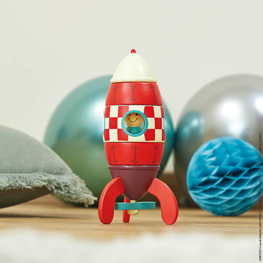 Janod magnetischer Bausatz Kleine Rakete 2J+