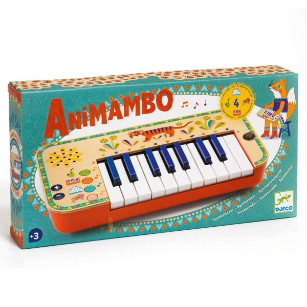 Djeco Musikinstrument Animambo Synthesizer 3J+