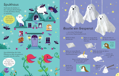 Usborne Basteln, Rätseln, Dekorieren für Gruselfans 5J+