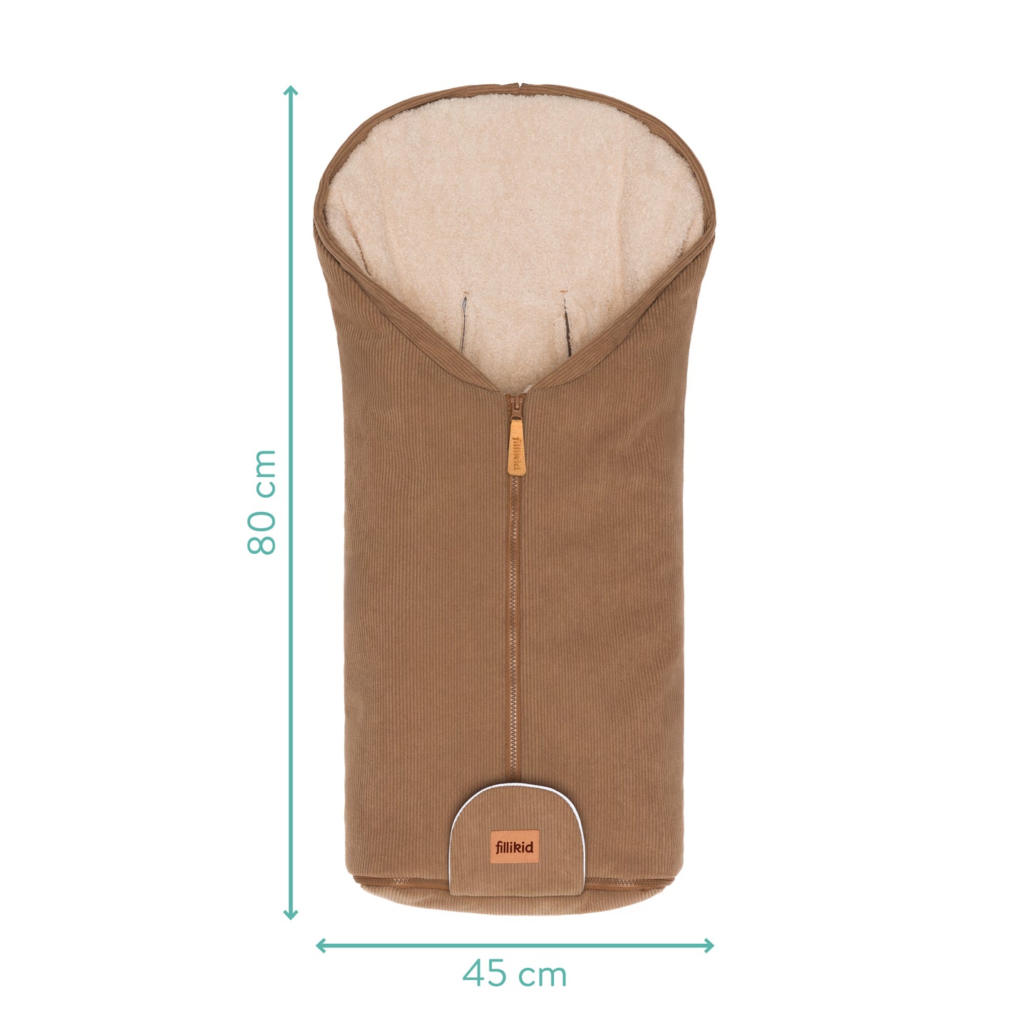 Fillikid Autositz Winter Fußsack Nevis Cord