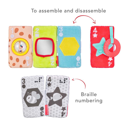 Vulli Baby Sensory Rassel Cards 3m+