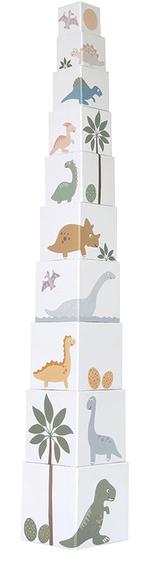 Jabadabado Stapelwürfel Dino 12m+
