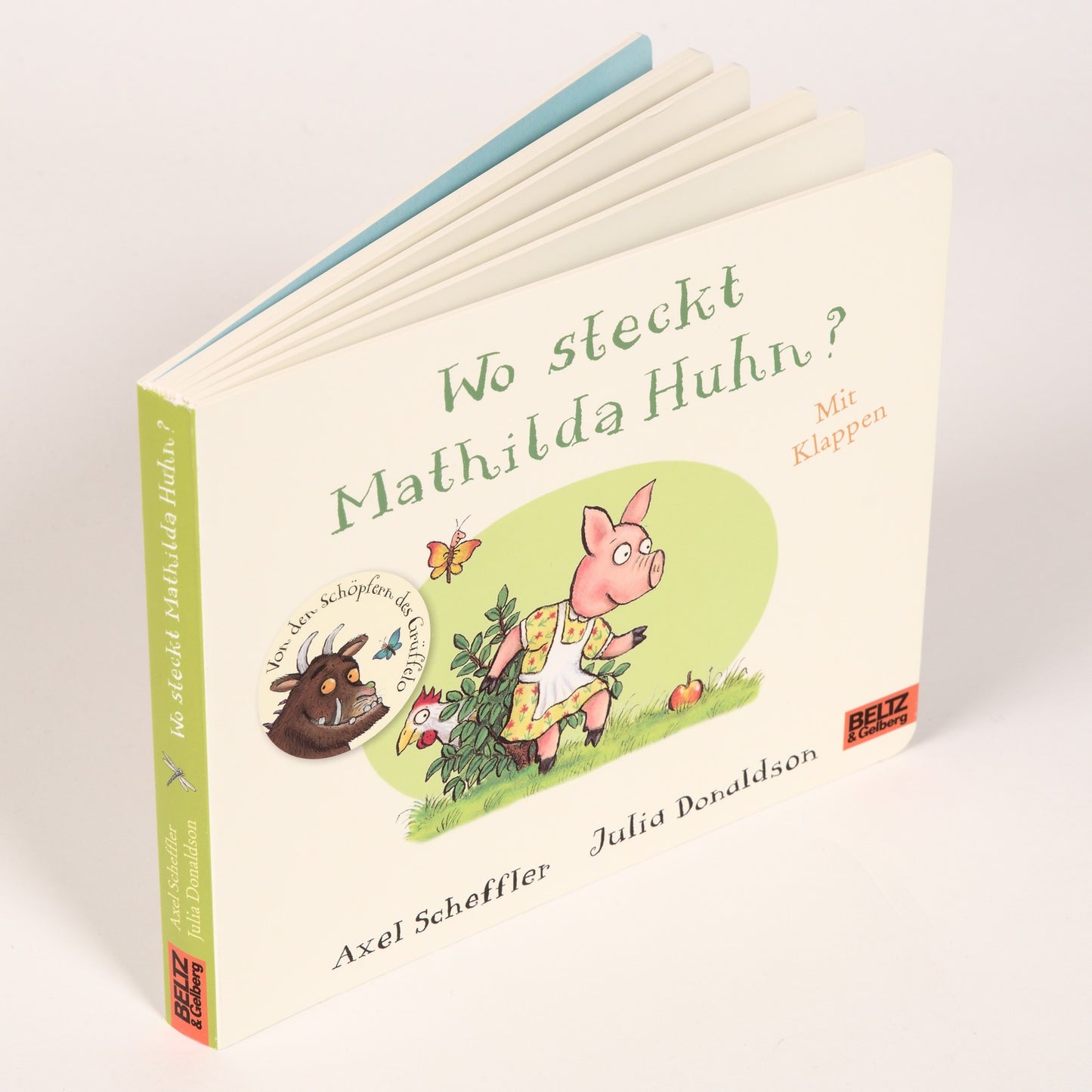 Wo steckt Mathilda Huhn? Klappenbuch von Scheffler & Donaldson