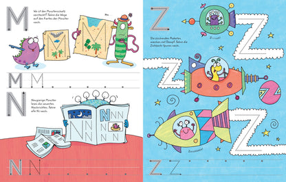 Usborne Wisch und Weg Buch Großbuchstaben? 4J+