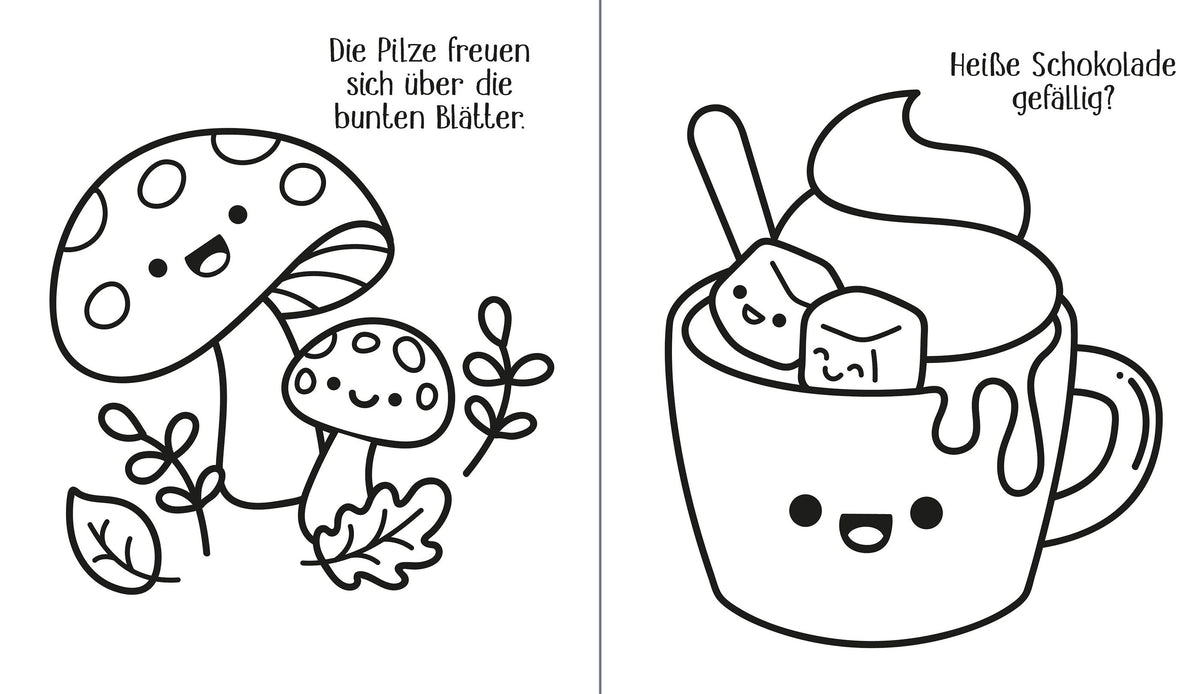 Usborne Malbuch - Kleine Kreativ-Werkstatt Ganz einfach ganz viel ausmalen: Bunter Herbst