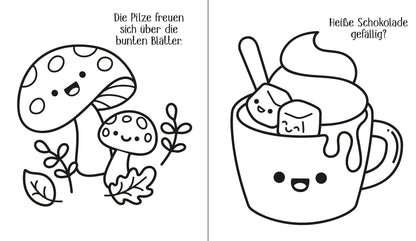 Usborne Malbuch - Kleine Kreativ-Werkstatt Ganz einfach ganz viel ausmalen: Bunter Herbst