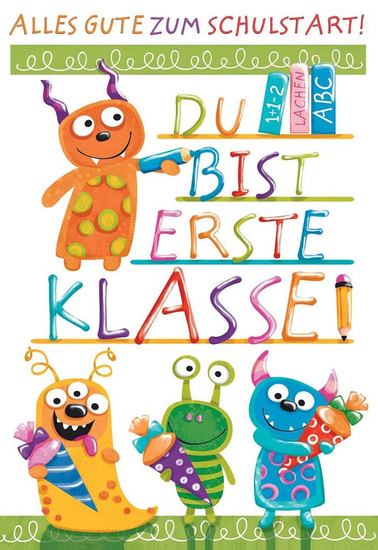 Michel Verlag Grußskarte Schulstart 1. Klasse