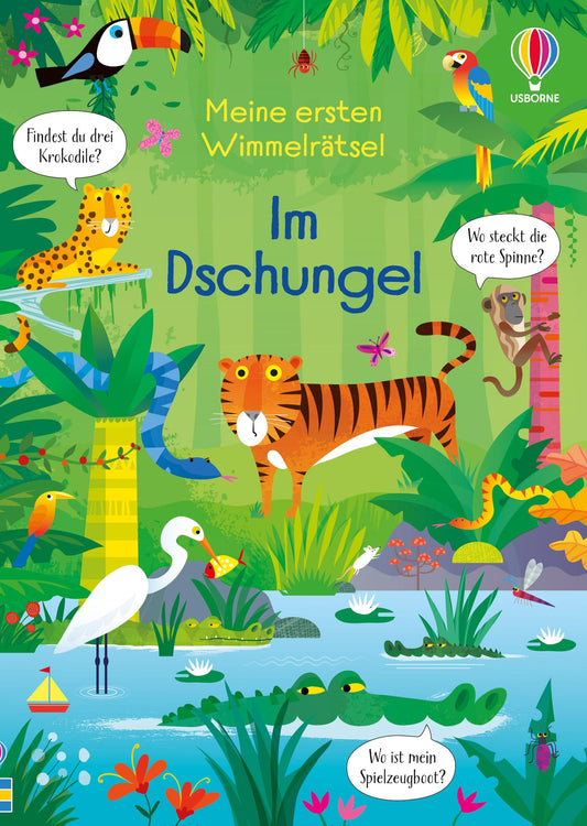 Usborne Wimmelrätsel Buch Im Dschungel 4J+