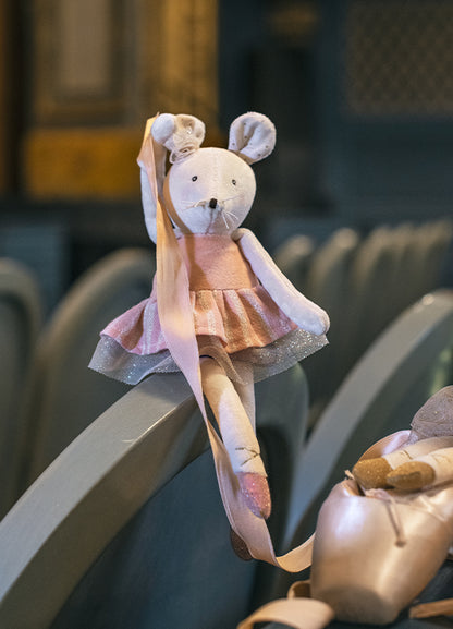 Moulin Roty Plüschtier Kleine Ballerina Maus Anna 26cm