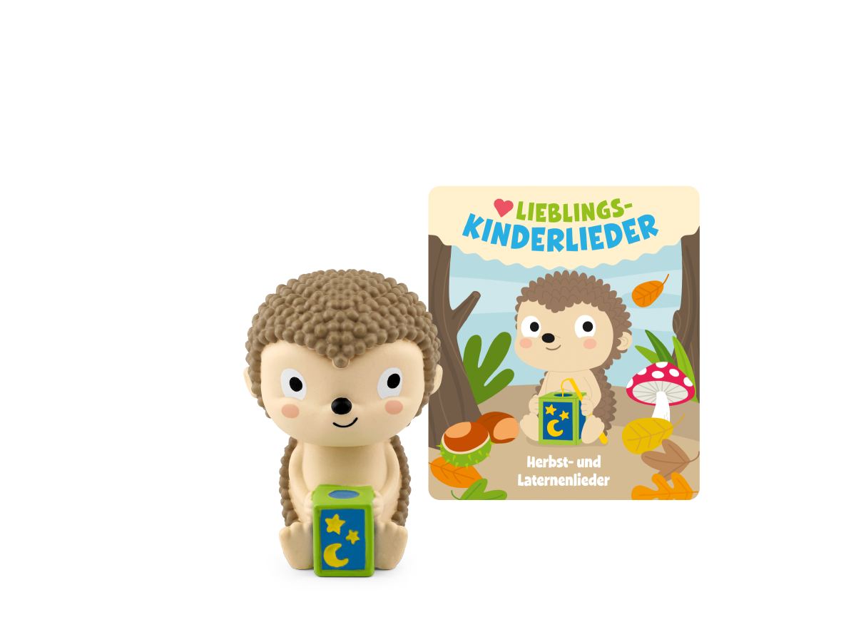 tonies Hörfigur für Toniebox: Kinderlieder Igel: Herbst & Laternenlieder