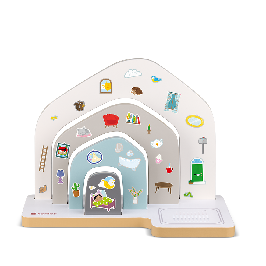 tonies Großes Standregal Haus für 40 Tonies - LEER