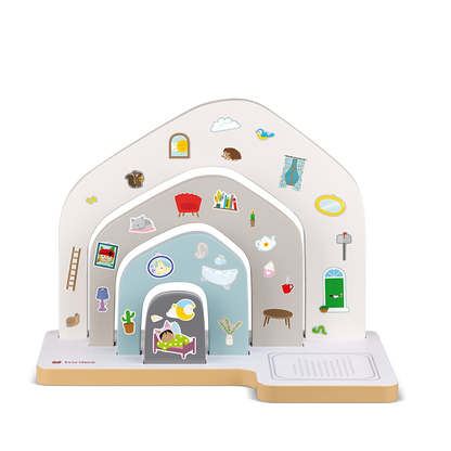 tonies Großes Standregal Haus für 40 Tonies - LEER