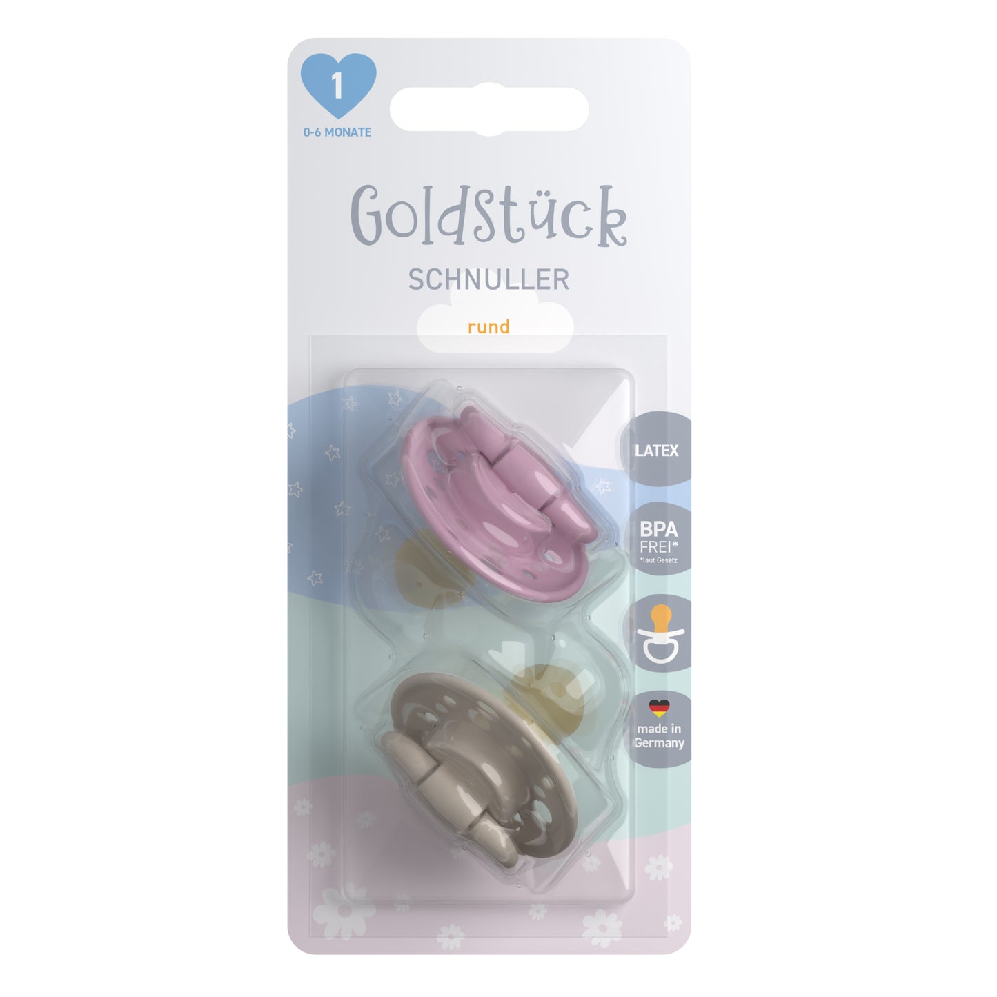 Goldstück Cherry Schnuller 2er Pack