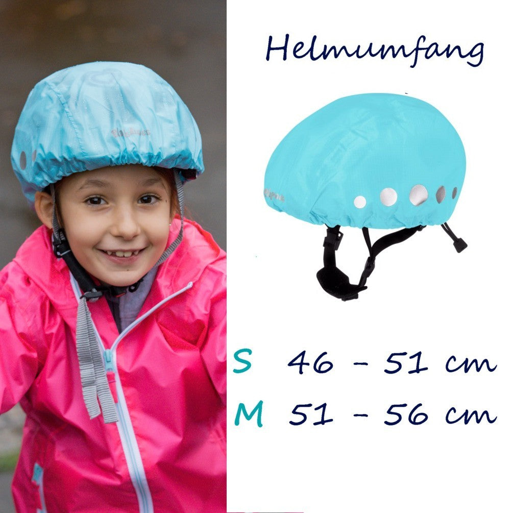 regenschutz für fahrradhelme Playshoes Fahrradhelm Regenschutz in Signalfarbe + Reflektorstreifen – Baby-Weingart