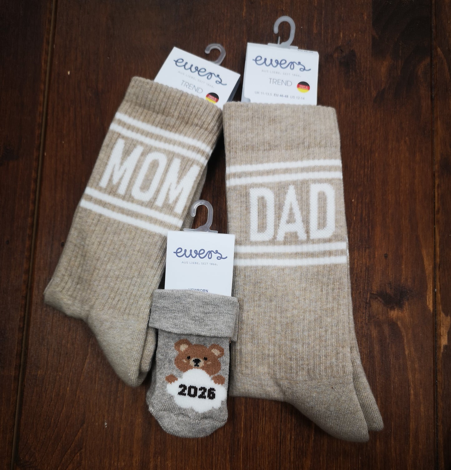 Ewers Sockenset Mama Papa Baby - Familie 2026