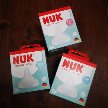 Nuk Perfect Match Trinksauger * Elastisch und extra Soft * 2er Box