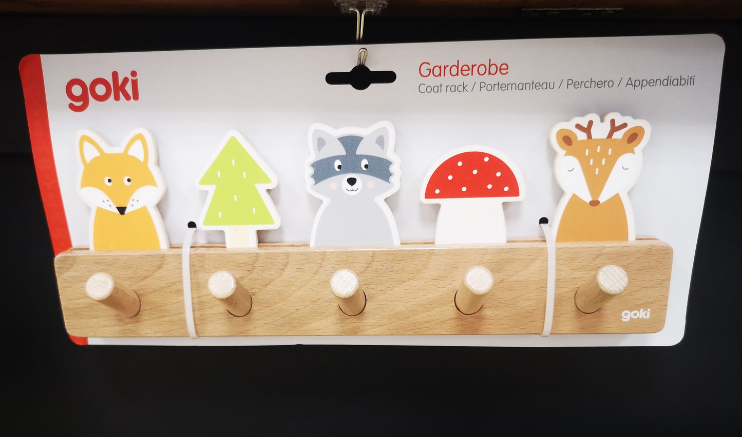 Goki Kinder Garderobe Waldtiere Verpackung