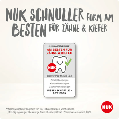 NUK STAR Peppa Wutz Silikon Kieferform Schnuller inkl. Schnullerbox PEPPA PIG