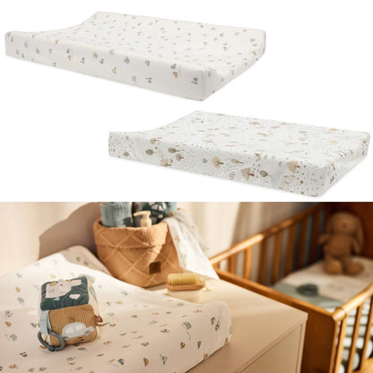 Jollein Wickelauflagenbezug mit Motiven 50x70cm