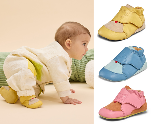 Affenzahn Kinderschuh Krabbelschuh Crawly Leder