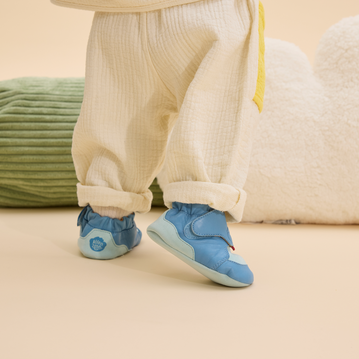 Affenzahn Kinderschuh Krabbelschuh Crawly Leder