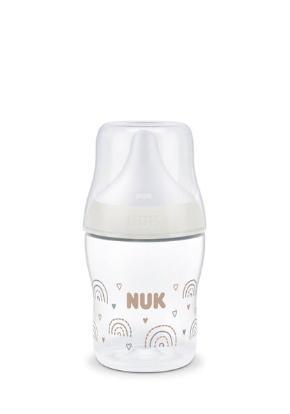 Nuk Perfect Match Geschenkset 0-6m Regenbogen 4x Babyflasche & 1x Schnuller & Flaschenbürste