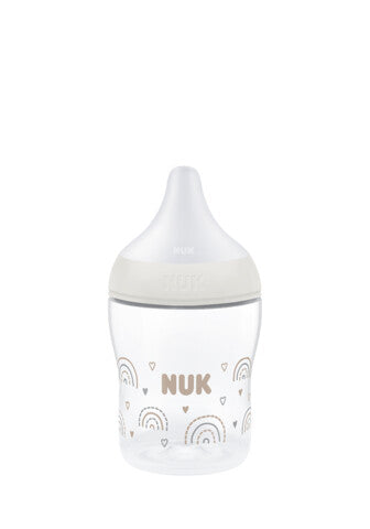 Nuk Perfect Match Geschenkset 0-6m Regenbogen 4x Babyflasche & 1x Schnuller & Flaschenbürste