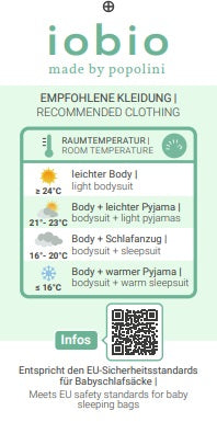 Popolini Felinchen Unterzieh Schlafsack Ecru